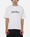 S Double Stencil Heavy Weight T-Shirt White