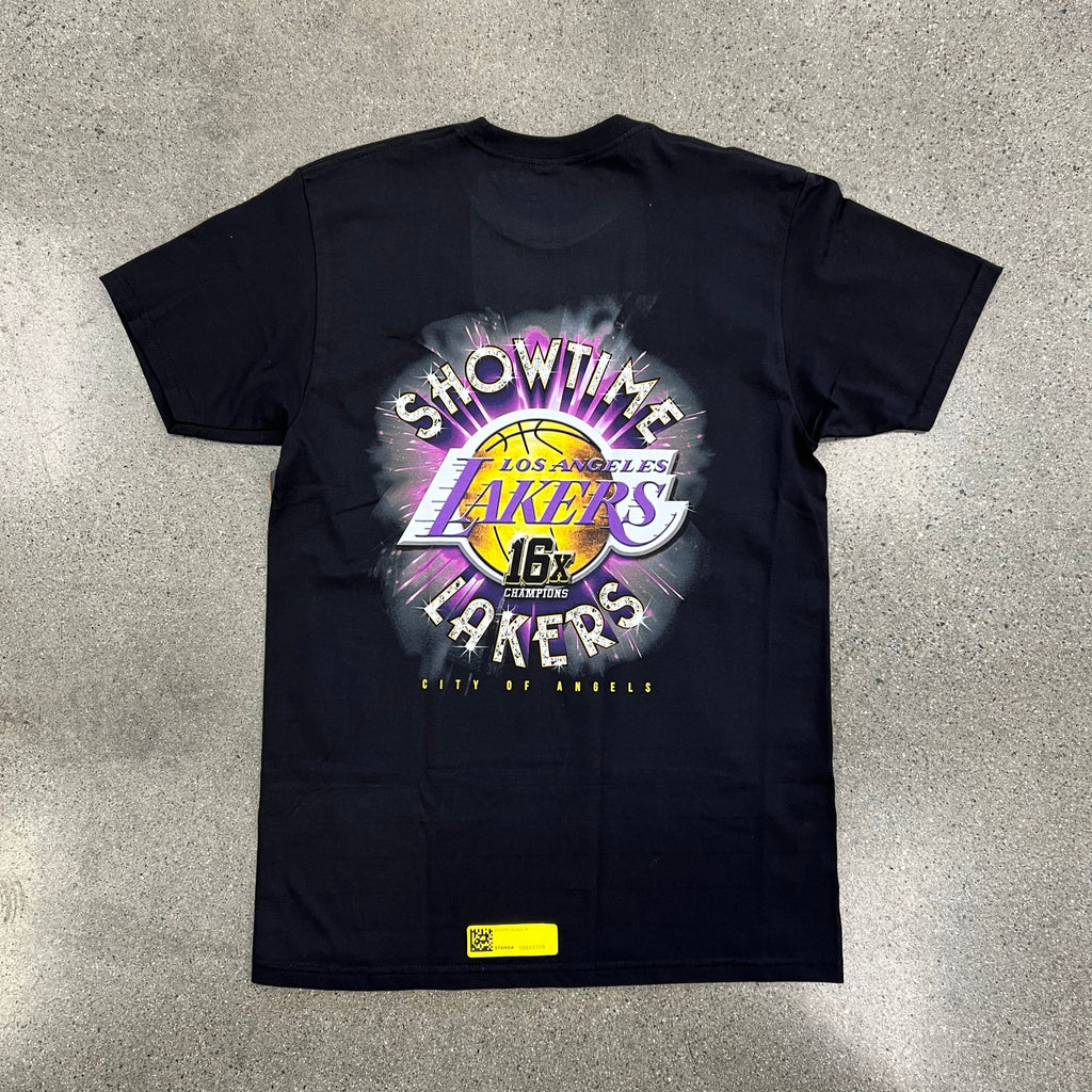 NBA SLAM COVER TEE LAKERS MAGIC JOHNSON BLACK