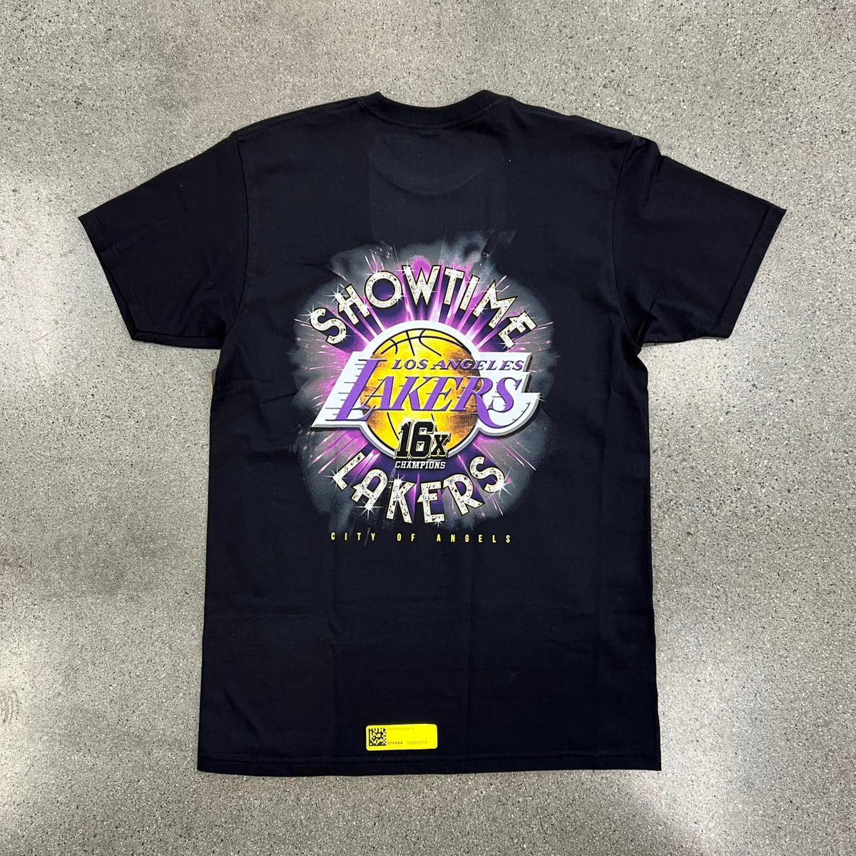 NBA SLAM COVER TEE LAKERS MAGIC JOHNSON BLACK