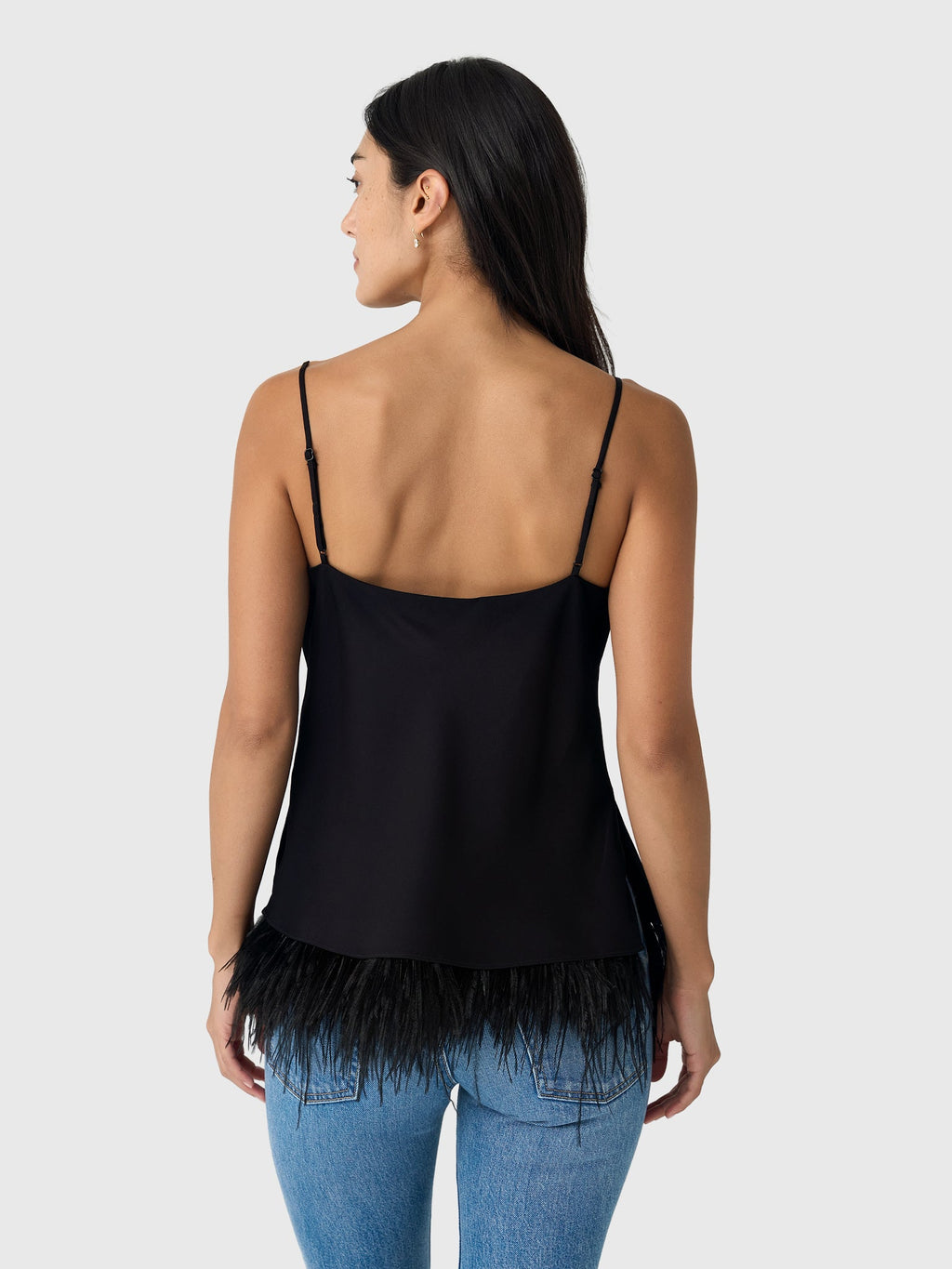 ALC Women's Eliza Feather Trimmed Camisole Top