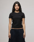 American Thrift Women's Shrunken T-Shirt Black
