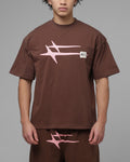 Loiter Hybrid Premium T-Shirt Brown