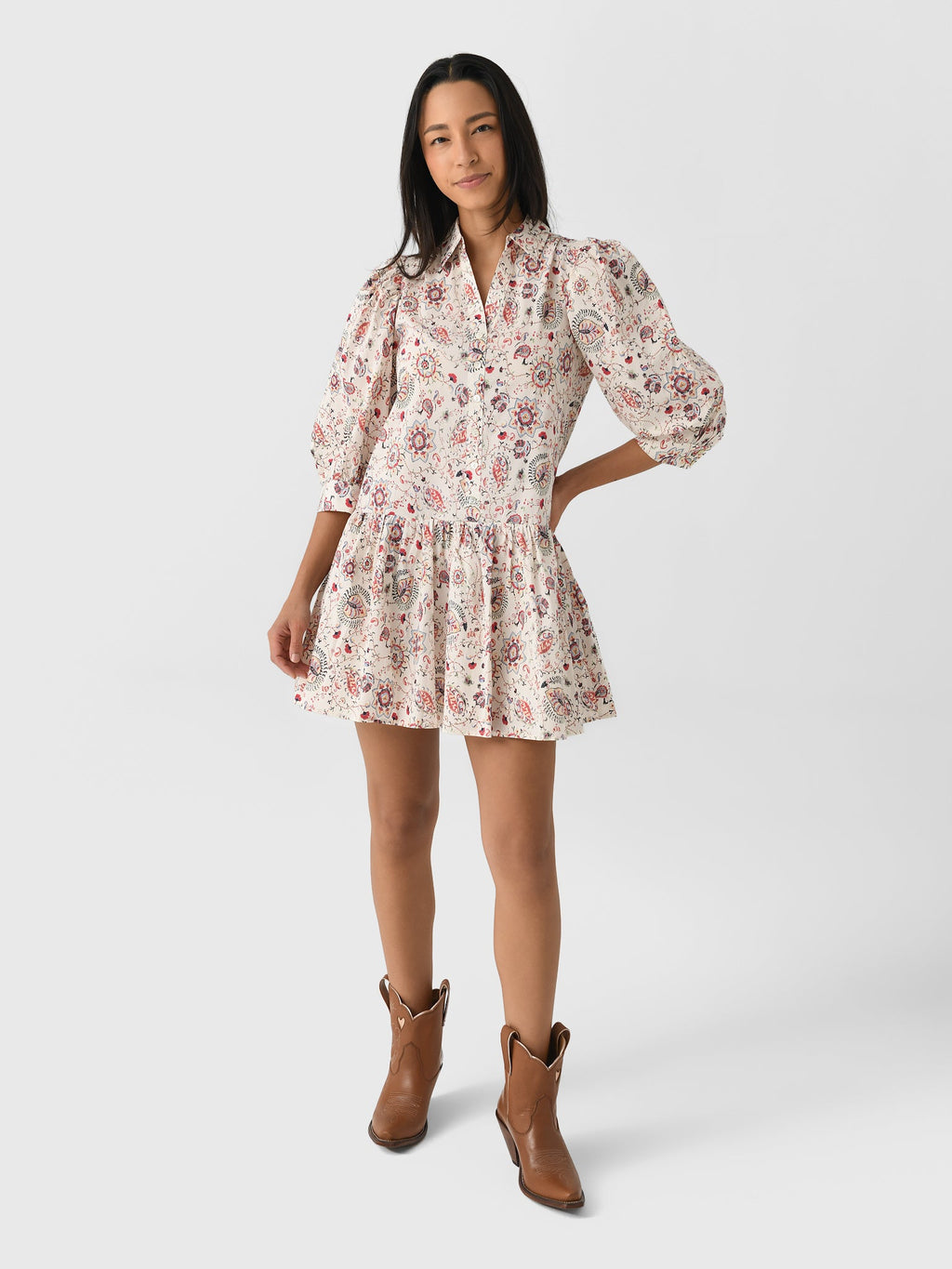 Eche Women's Pattern Mini Dress