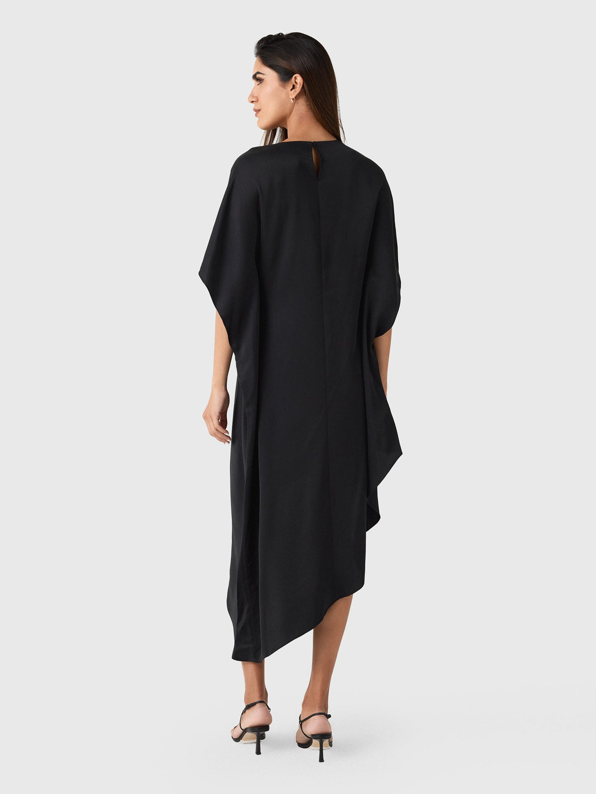 Simkhai Women's Sadia Satin Mini Cape Dress