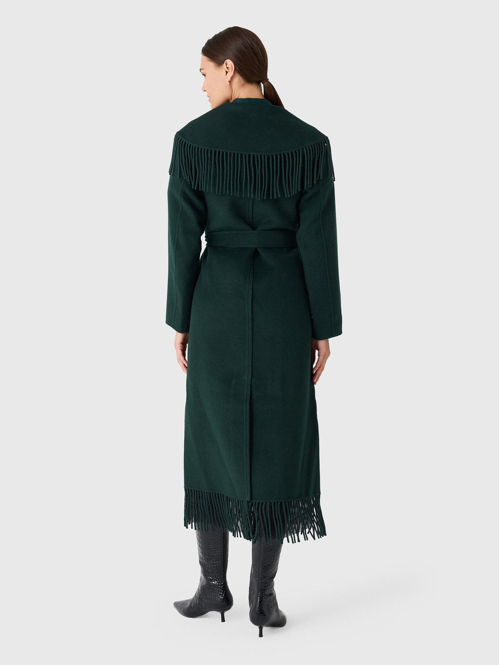 Simkhai Women's Carrie Fringe Robe Coat