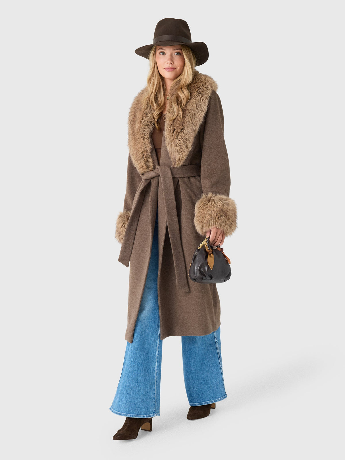 Simkhai Women's Kinsley Belted Long Coat