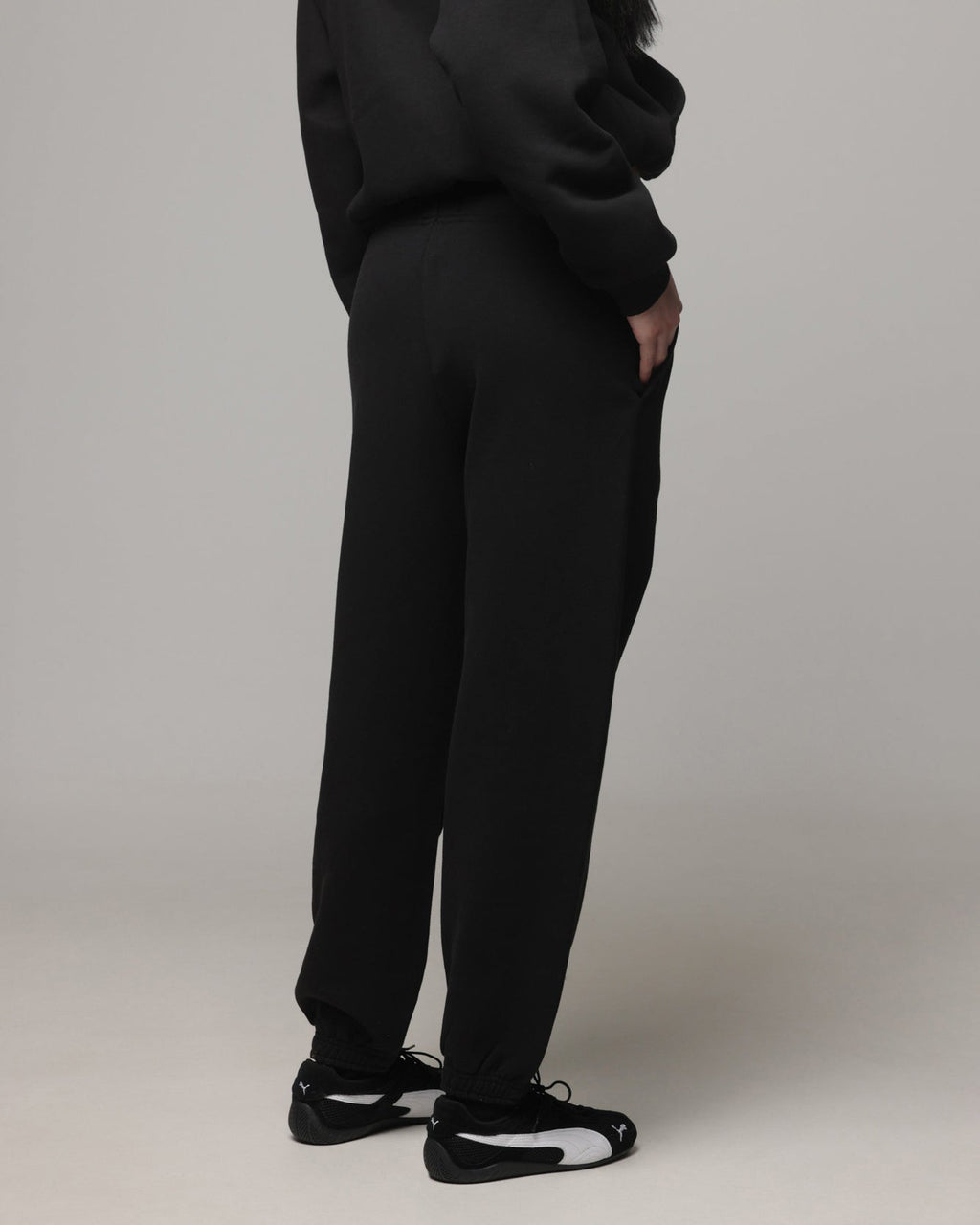 American Thrift Women's Cuffed Trackpants Black
