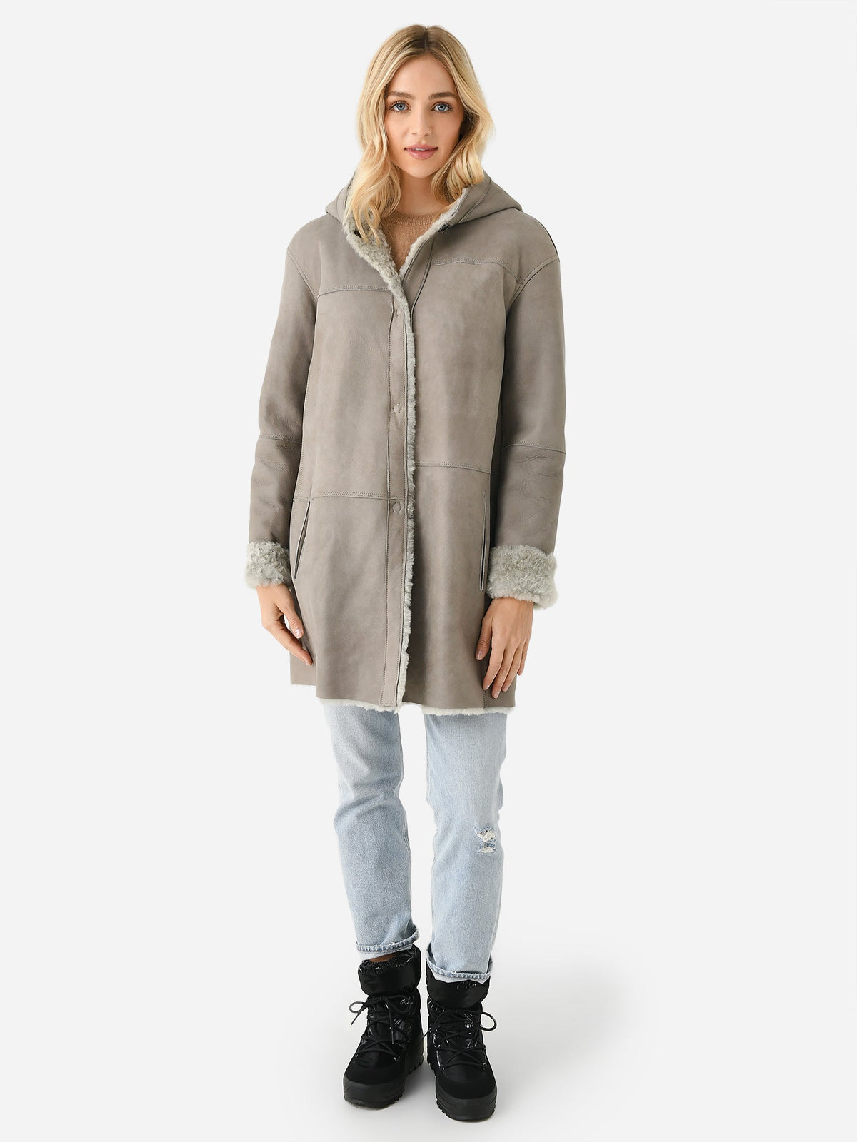 Frauenschuh Women's Olivera Reversible Lambskin Coat