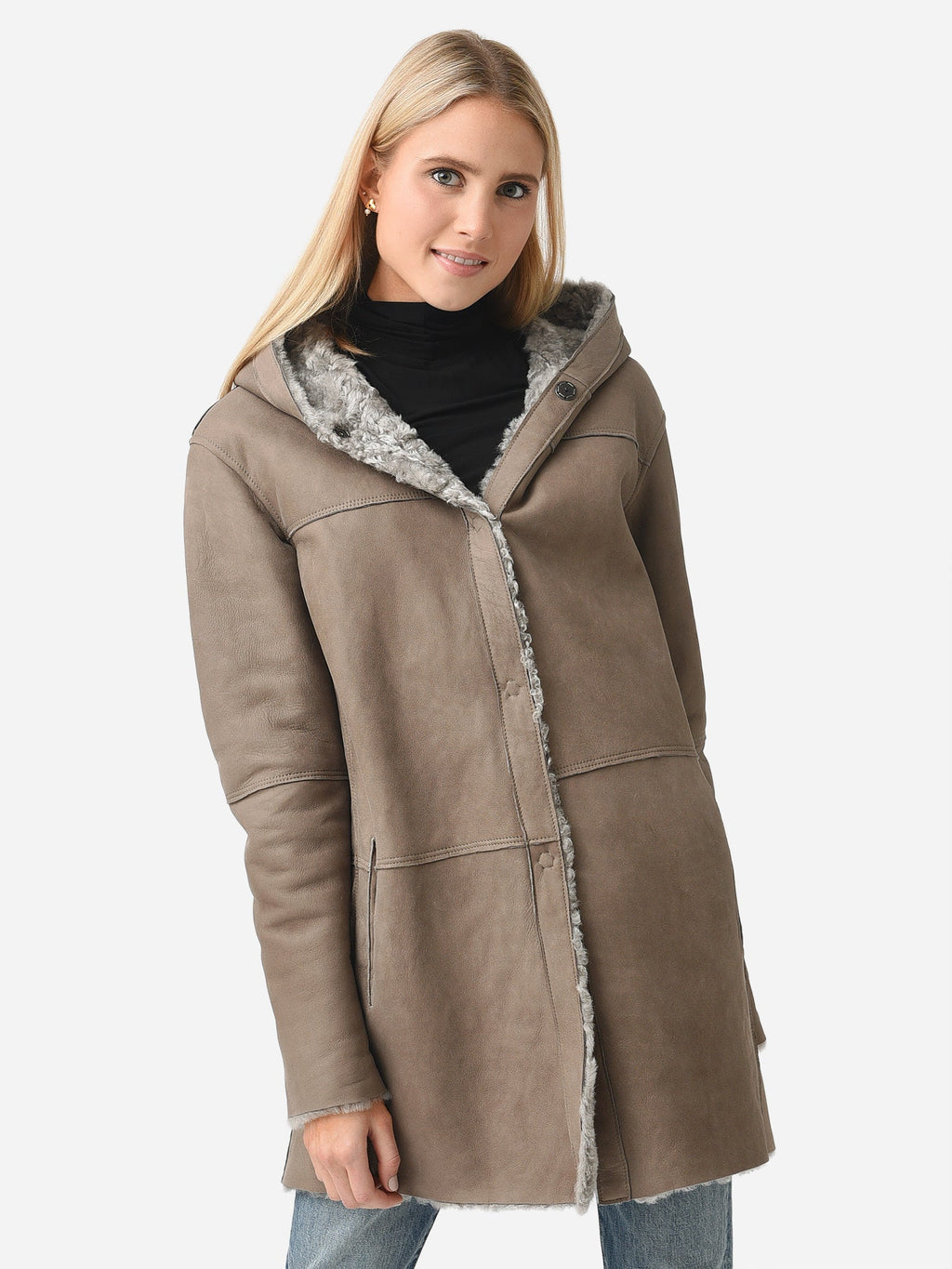 Frauenschuh Women's Olivera Reversible Lambskin Coat
