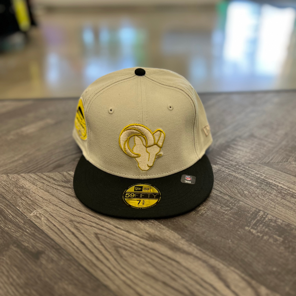 NEW ERA 59/50 TWO-TONE STONE LOS ANGELES RAMS