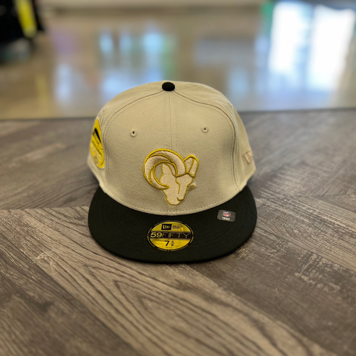 NEW ERA 59/50 TWO-TONE STONE LOS ANGELES RAMS