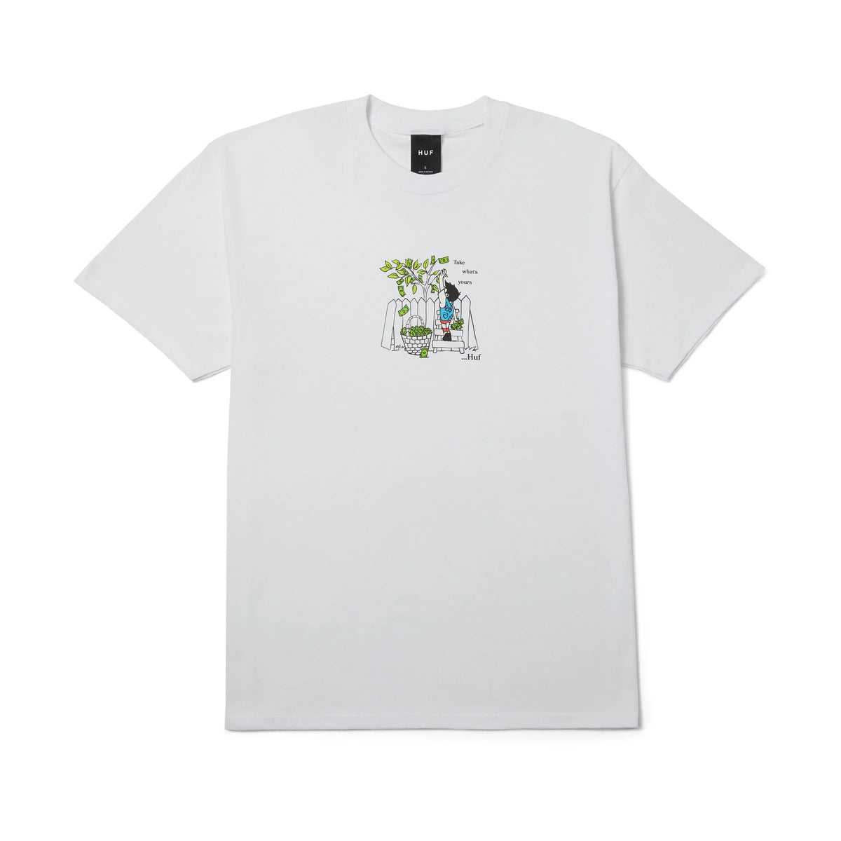 Huf Take Yours SS T-Shirt (White)