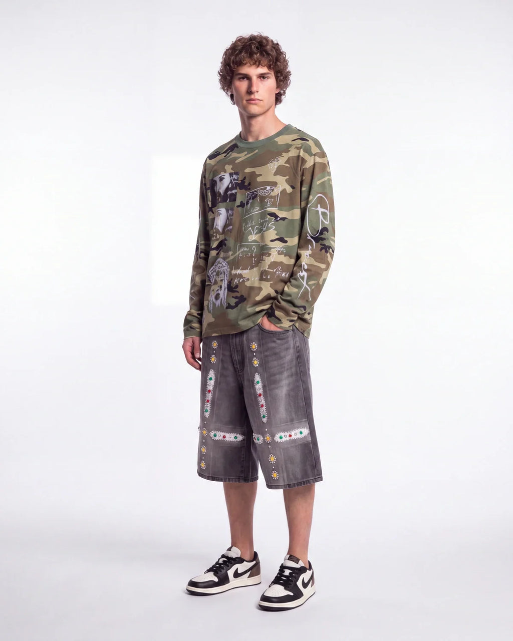 Bravest Studios Shepherd LS Tee Camo Green