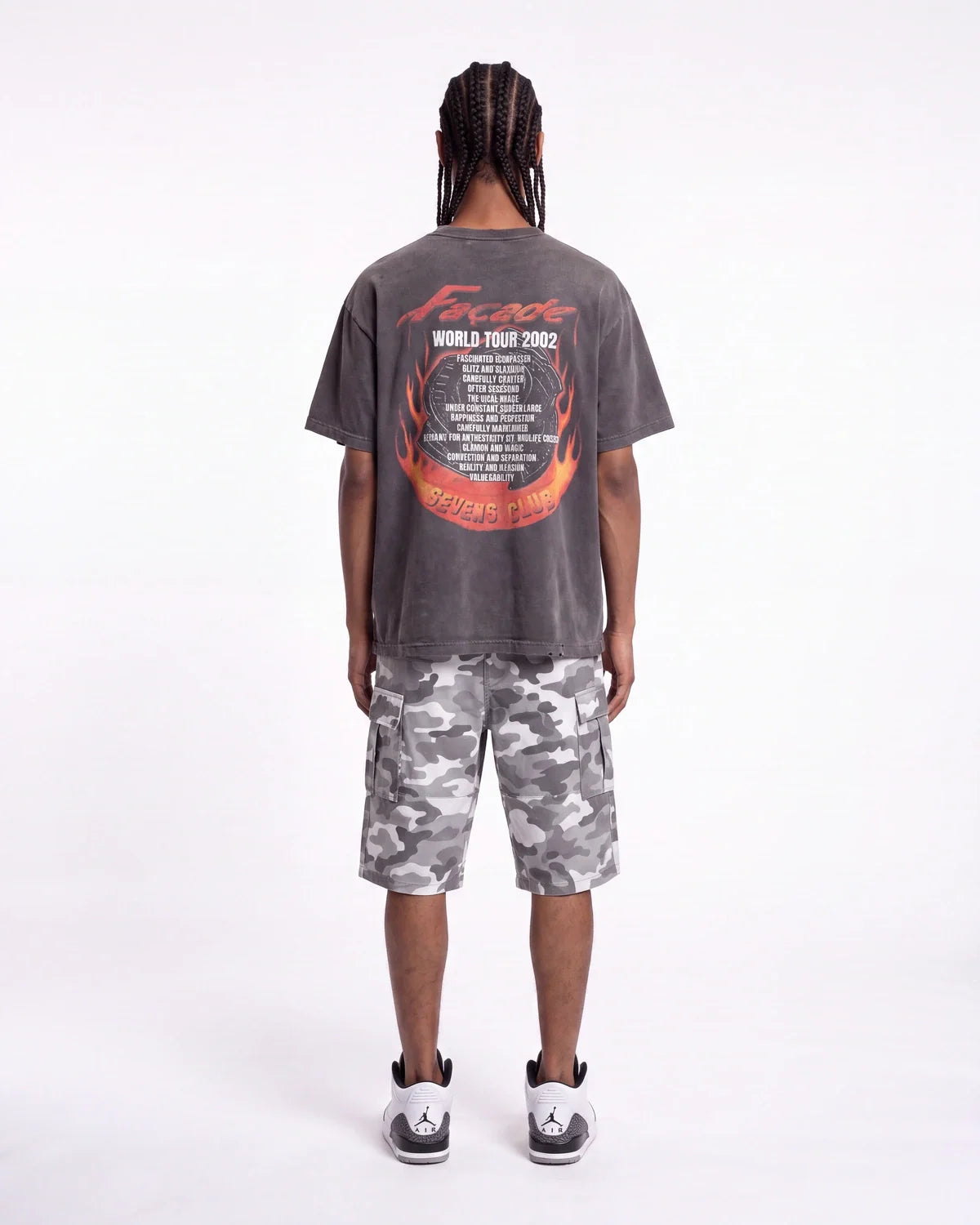 Triple Sevens Flamerock Tee Black