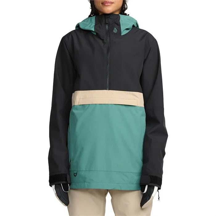 Volcom Women's Harlan Pullover Jacket (Spruce Green)