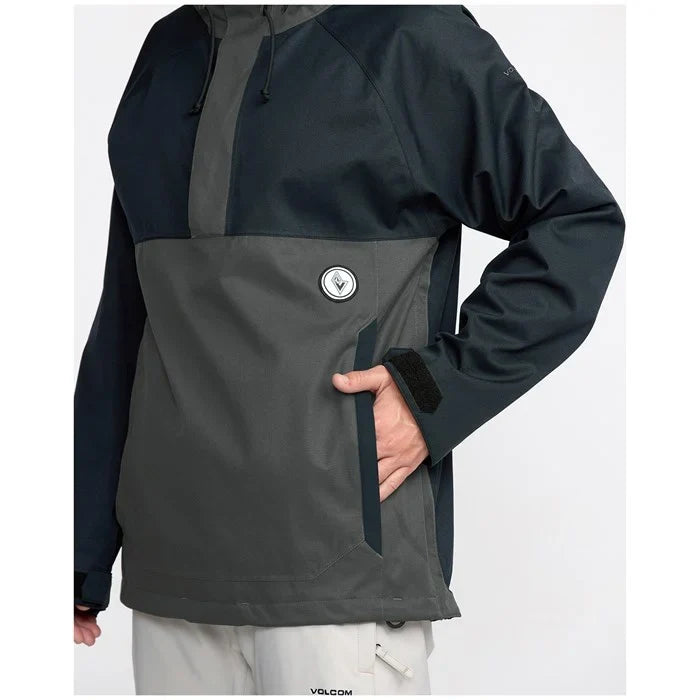 Volcom Men's Hossegor 20K Pullover (Black)