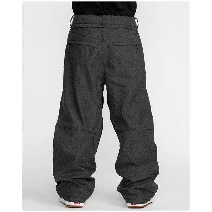 Volcom Men's Snow Billow Pants (Black Denim)