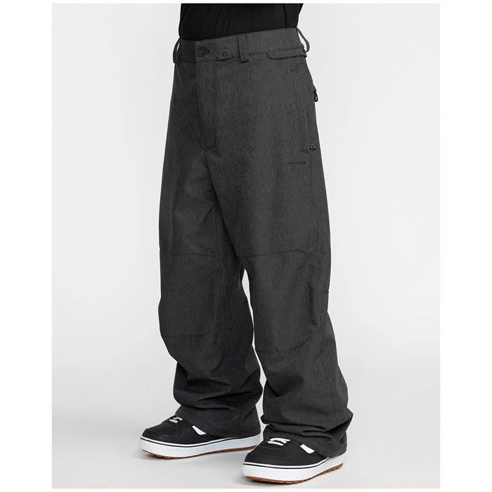 Volcom Men's Snow Billow Pants (Black Denim)
