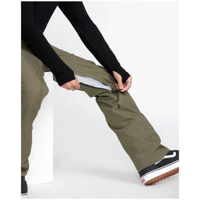 Volcom Men's Freakin Snow Chino Pants (Military)