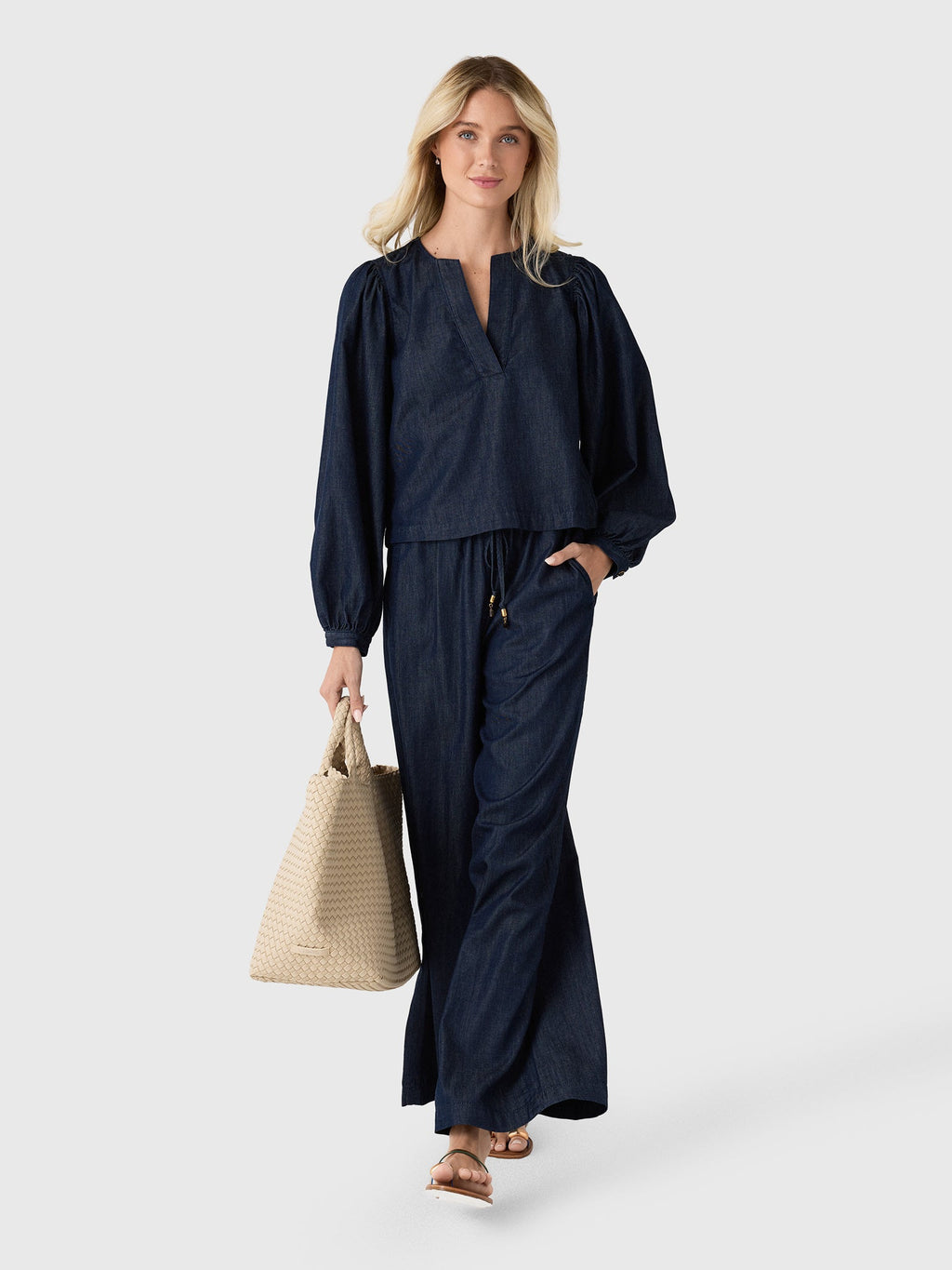 Frame Women's The Off Duty Long Sleeve Popover