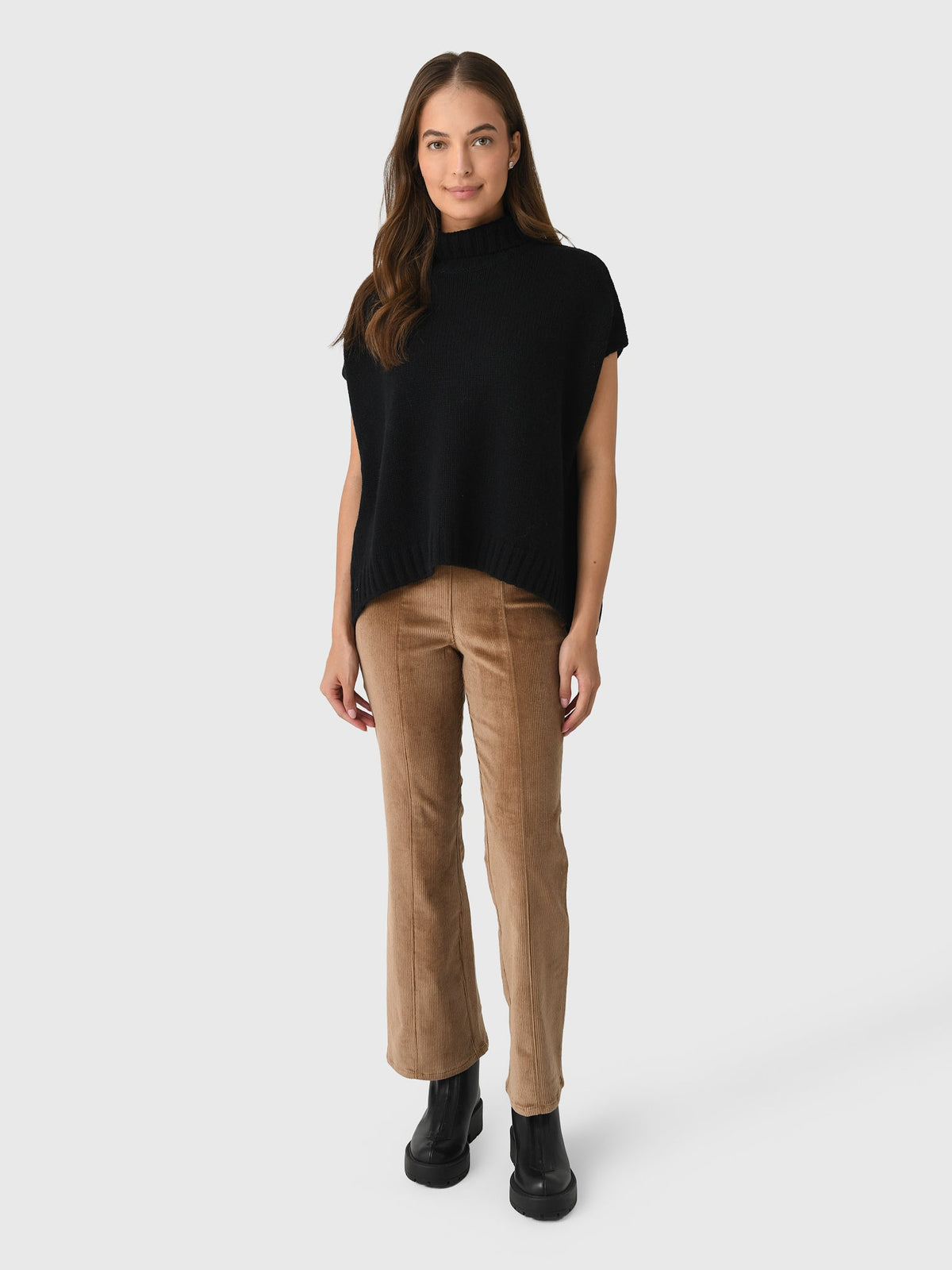 Organic John Patrick Women's Turtleneck Gilet