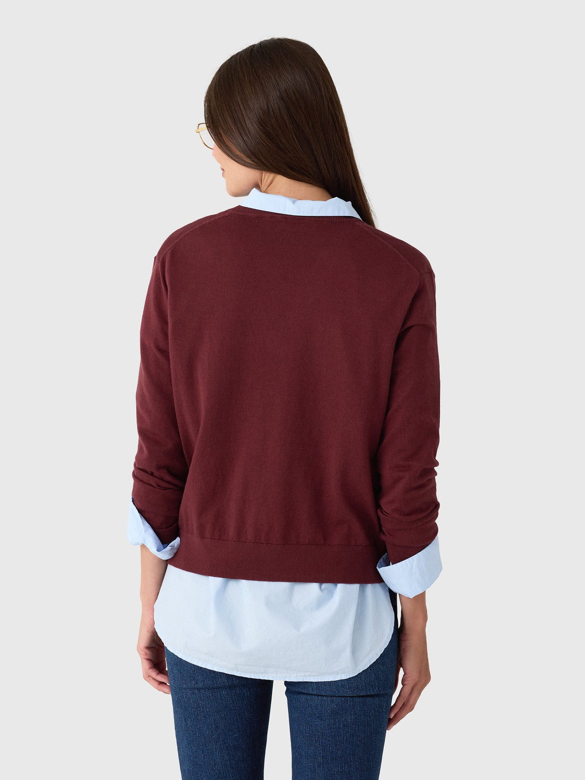 Organic John Patrick Women's V-Neck Pullover Sweater