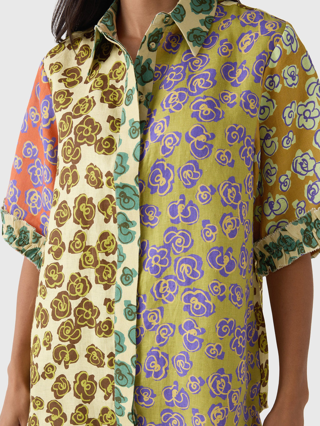 Alemais Women's Patty Spliced Shirt