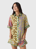 Alemais Women's Patty Spliced Shirt