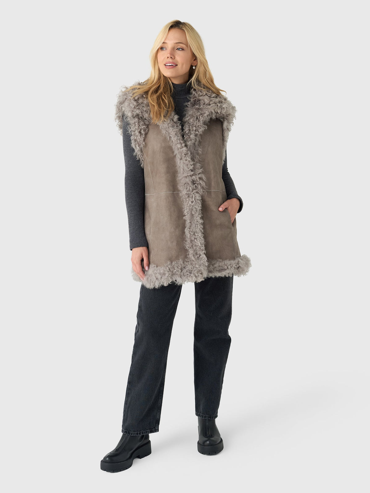 Frauenschuh Women's Liz Lambskin Vest