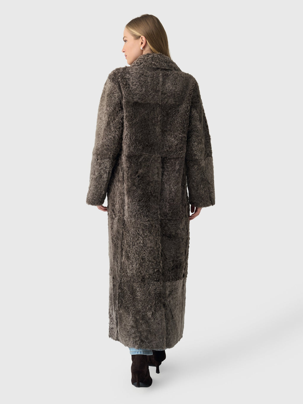Frauenschuh Women's Johanna Long Lambskin Coat