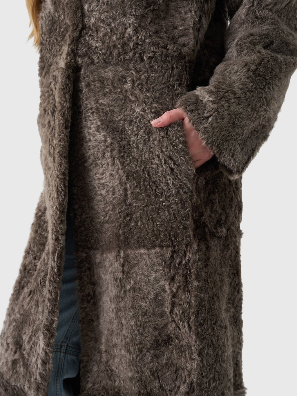 Frauenschuh Women's Johanna Long Lambskin Coat