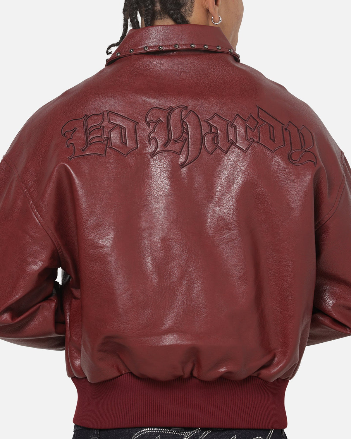 Ed Hardy Desert Bomber Jacket Red