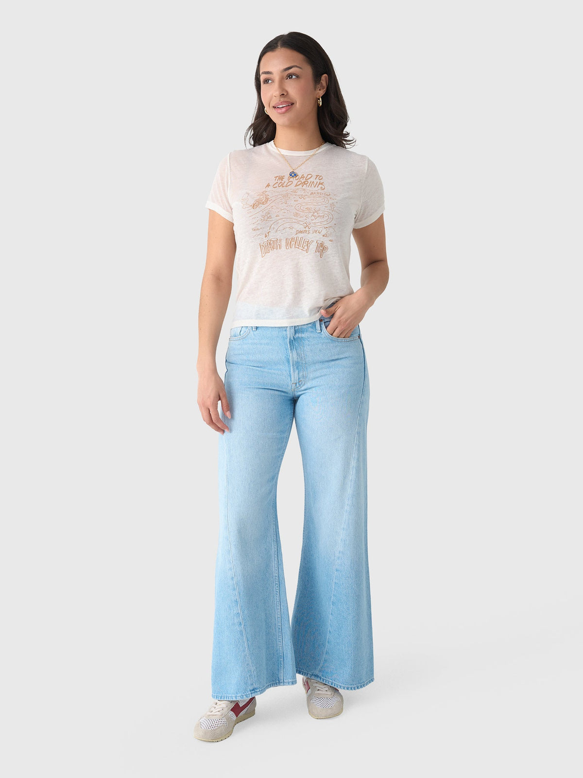 Re/Done Women's Death Valley Tap Classic Tee