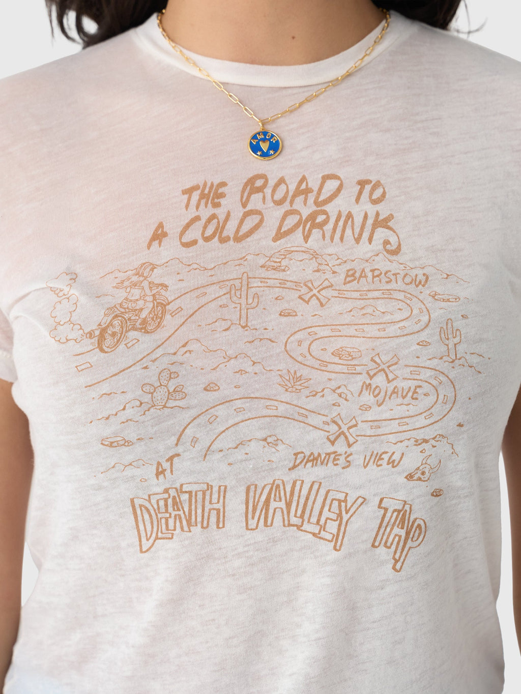 Re/Done Women's Death Valley Tap Classic Tee