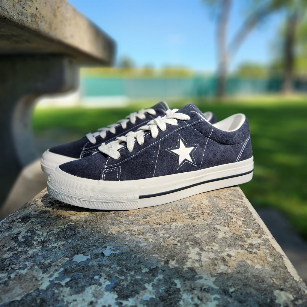 CONVERSE ONE STAR 95 OX BLACK VINTAGE WHITE