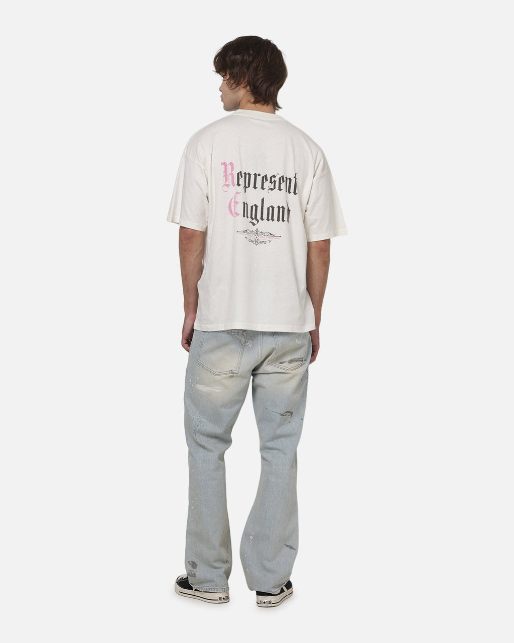 Represent Private Members T-Shirt Flat White