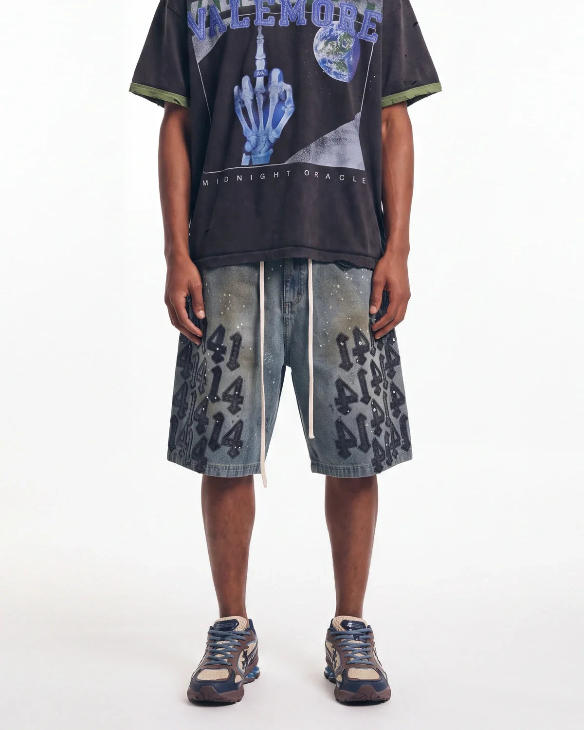 Vale Forever Lucky Charms Jorts Blue/Black