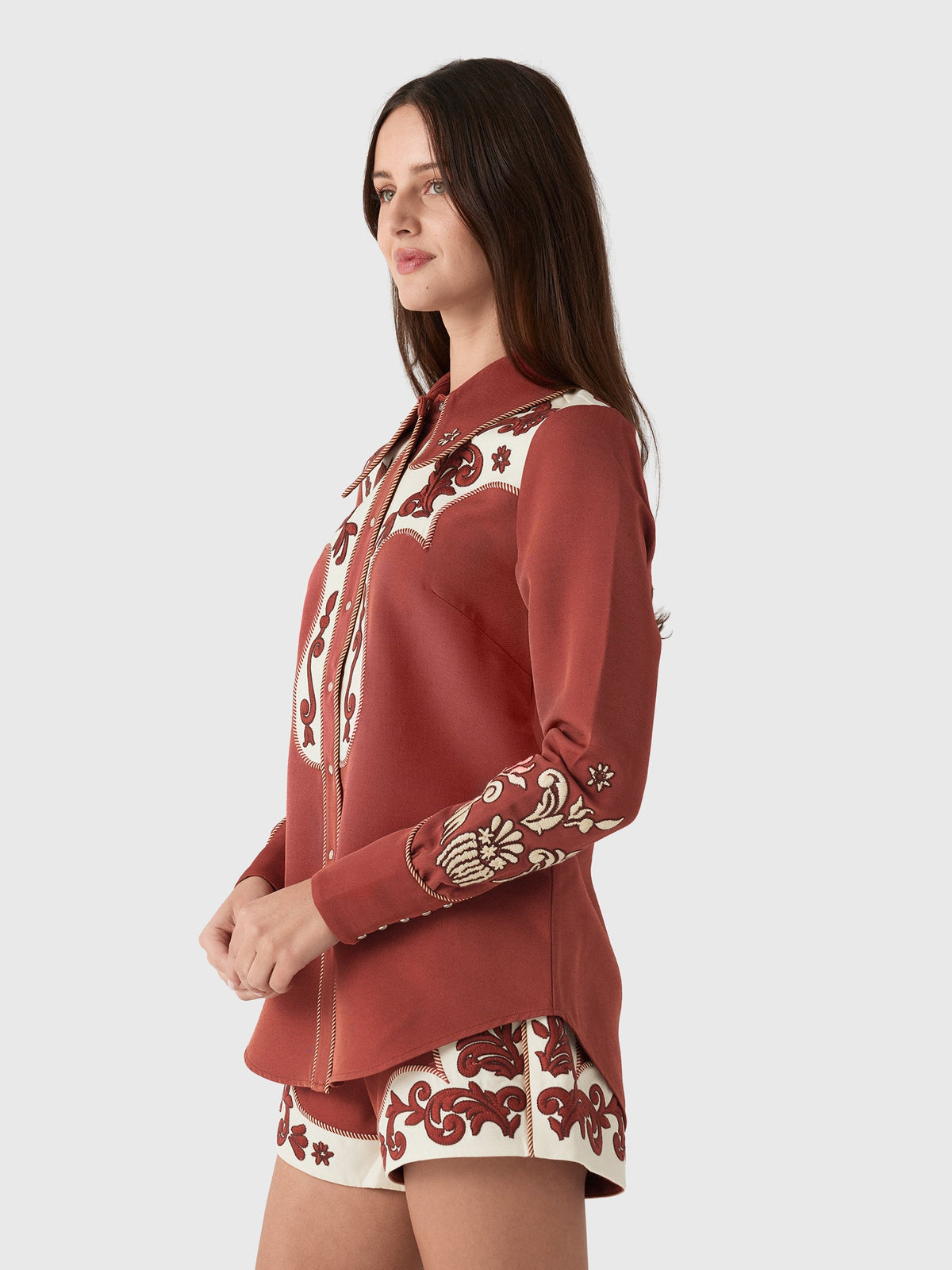 Alemais Women's Duke Embroidered Shirt