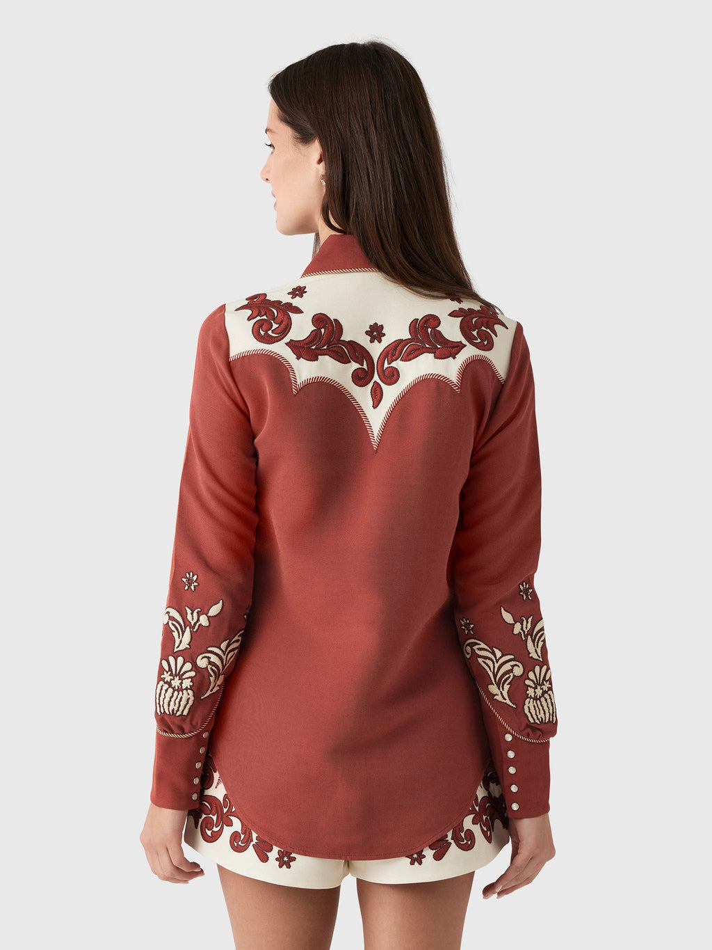 Alemais Women's Duke Embroidered Shirt