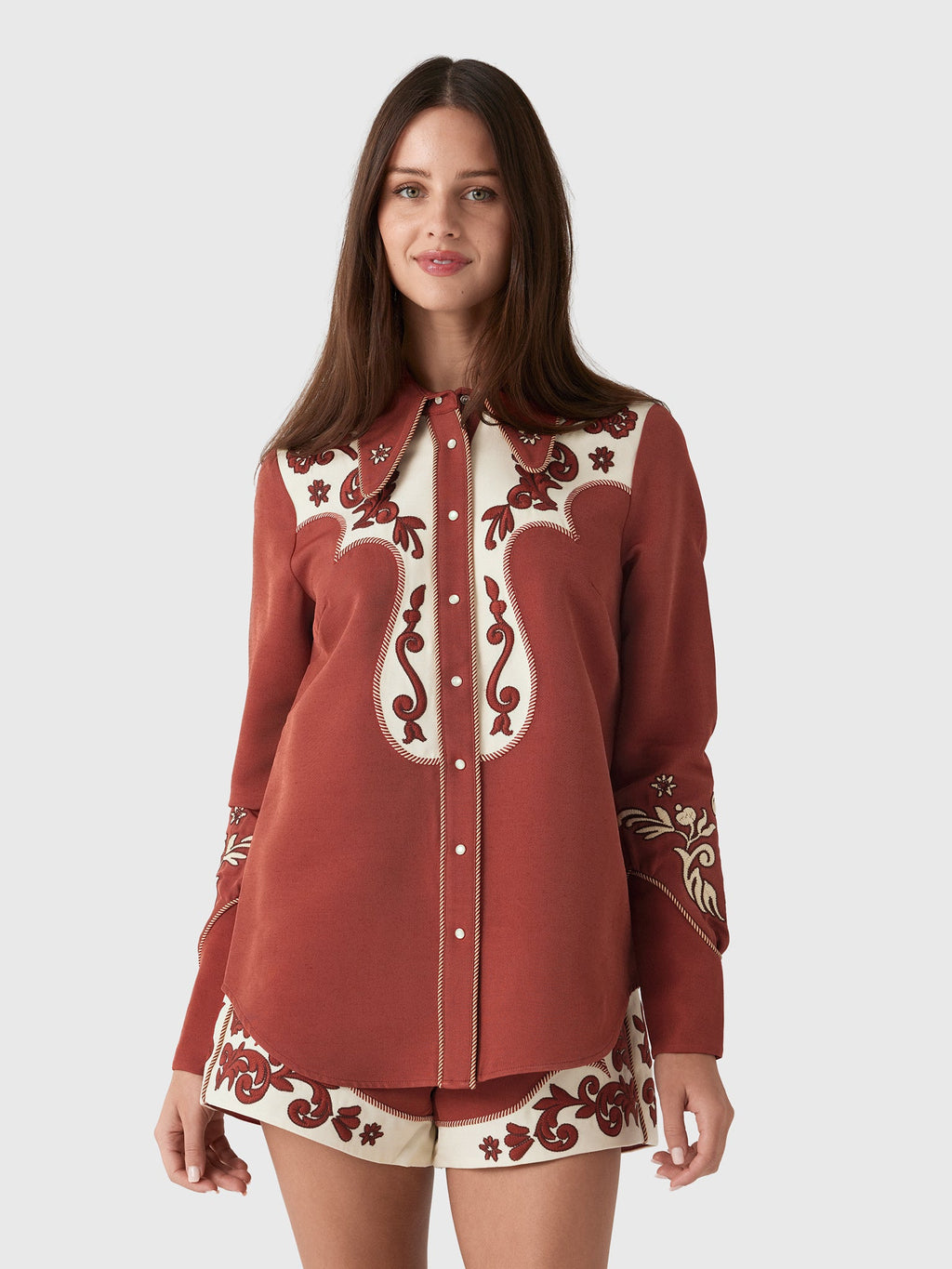 Alemais Women's Duke Embroidered Shirt