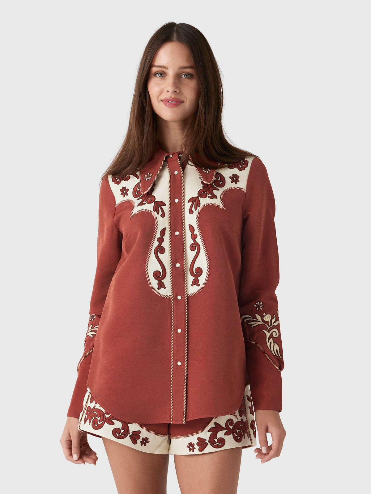 Alemais Women's Duke Embroidered Shirt