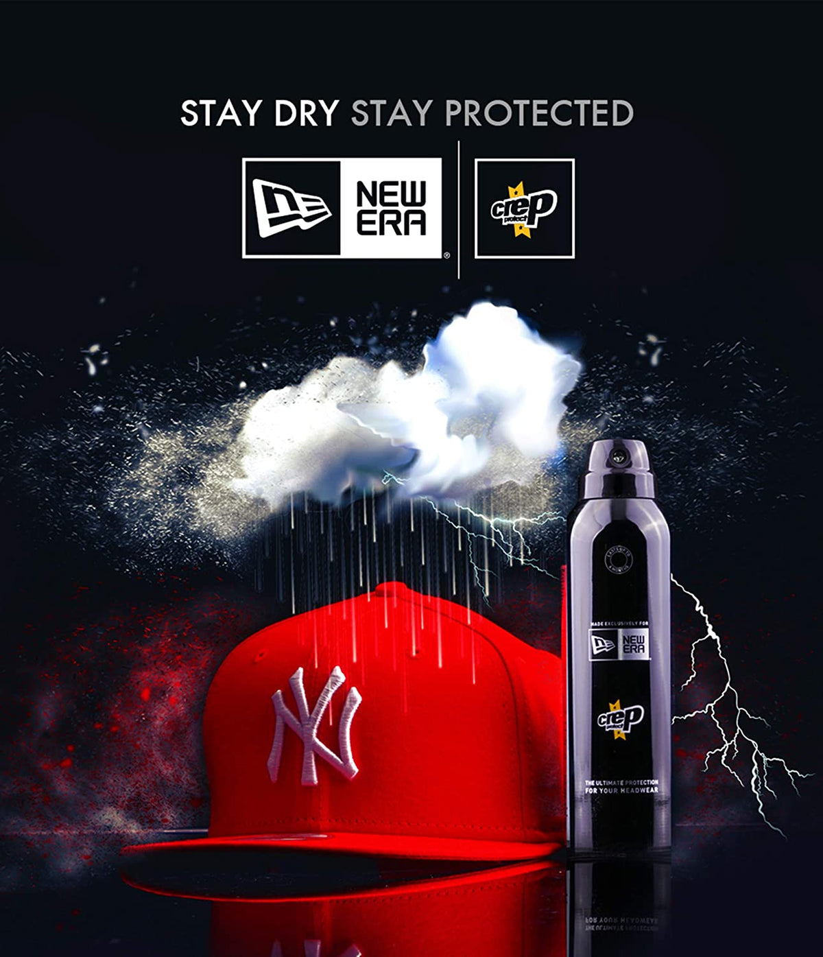 CREP PROTECT X NEW ERA HEADWEAR SPRAY TEH ULITIMATE HEADWEAR PROTECTION