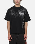 Worship Catharsis Box Crop T-Shirt Washed Black
