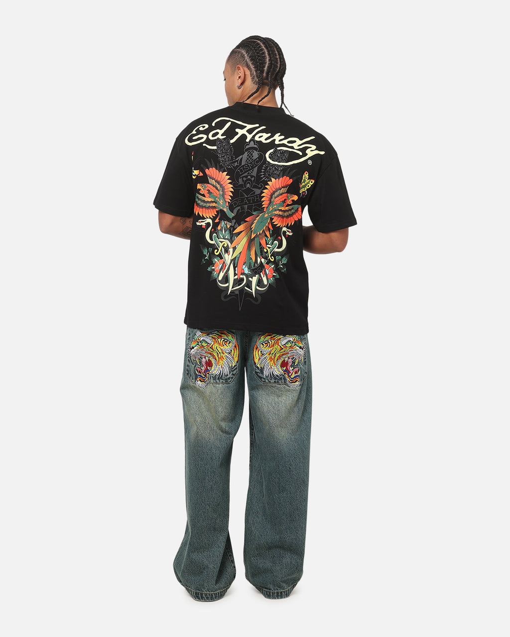 Ed Hardy Phoenix T-Shirt Black