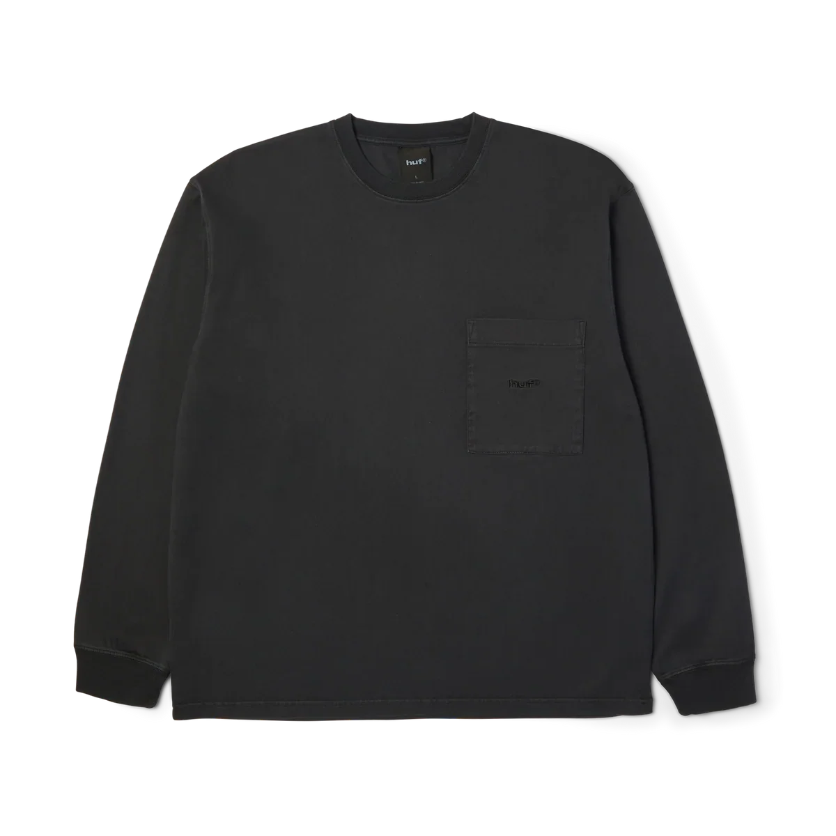 HUF 89 Heavyweight Long Sleeve Knit Top (Black)