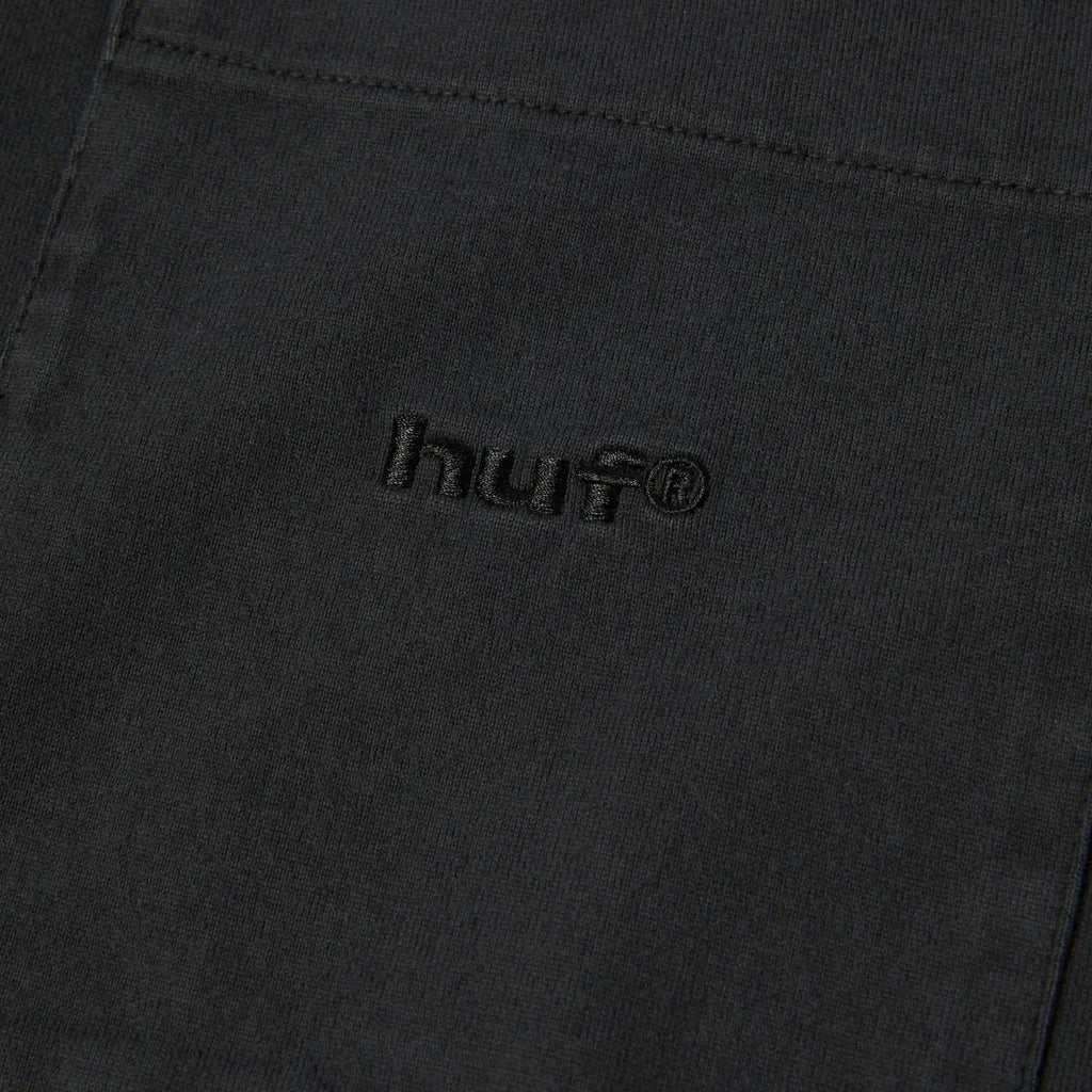 HUF 89 Heavyweight Long Sleeve Knit Top (Black)