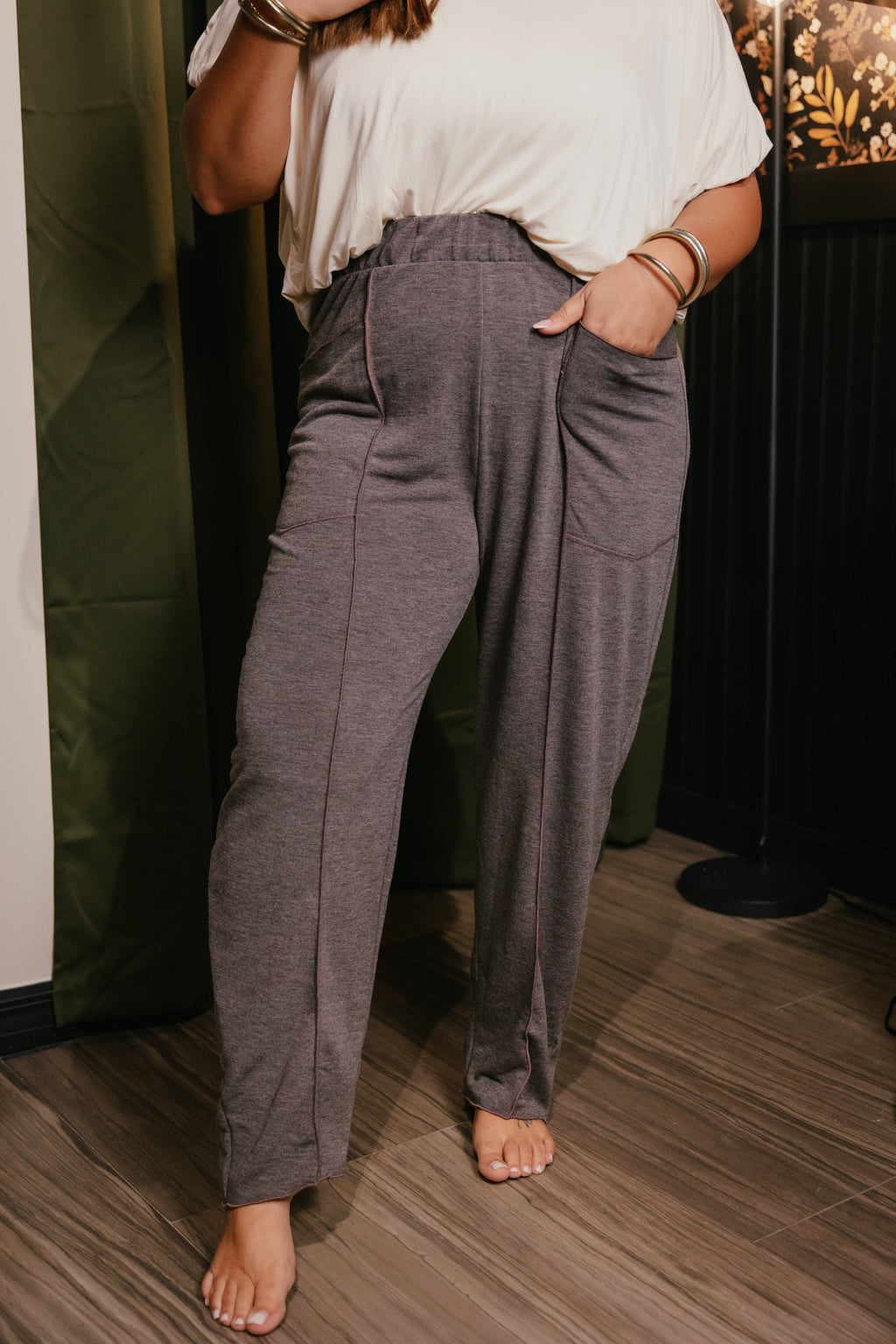 Casually Cool Pants In French Chocolate - Reg & Curvy