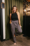 Casually Cool Pants In French Chocolate - Reg & Curvy