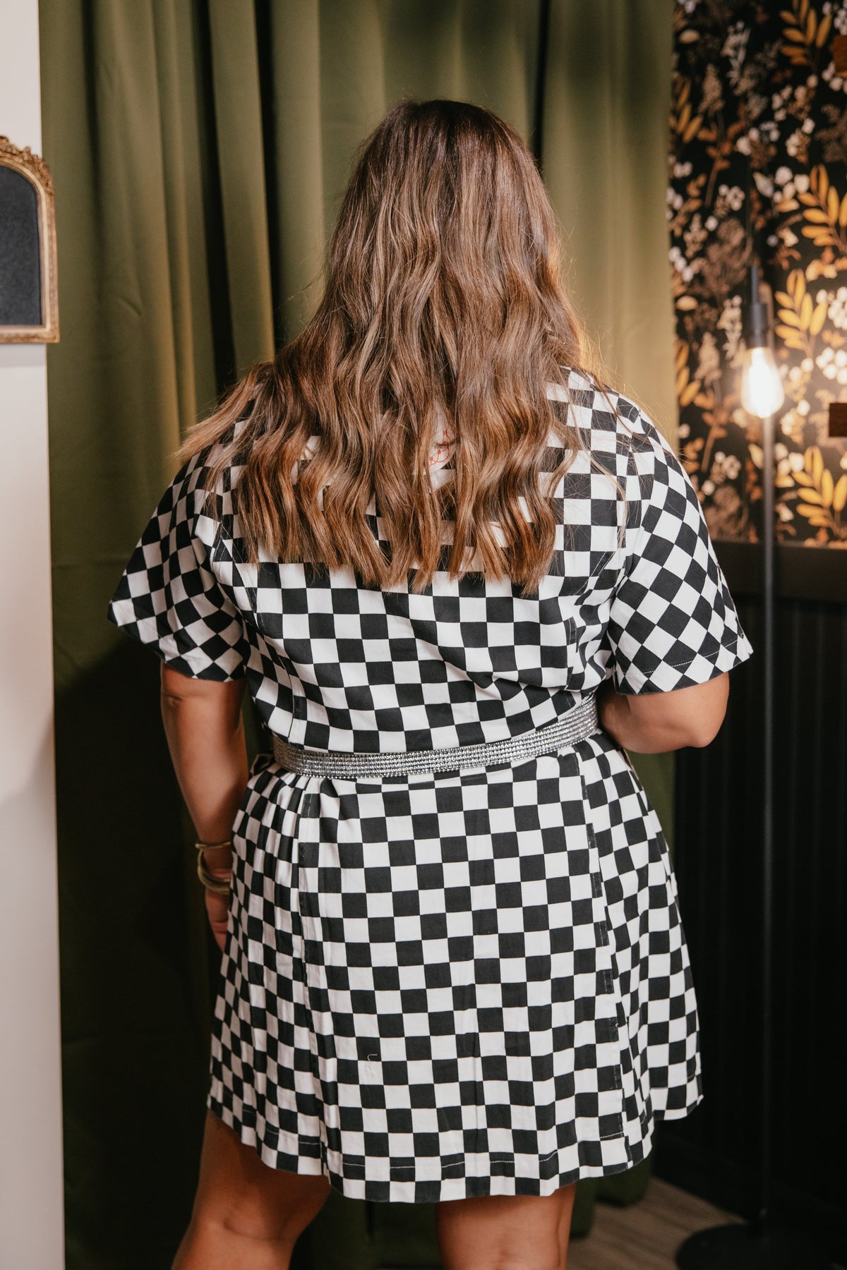 Checkered Charm Dress