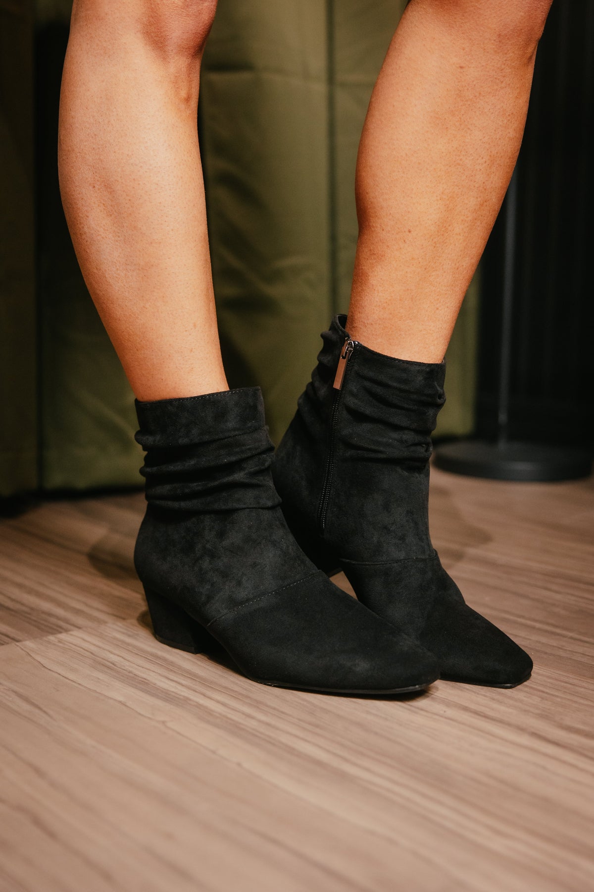 Corky's Black Faux Suede Addicted Boots
